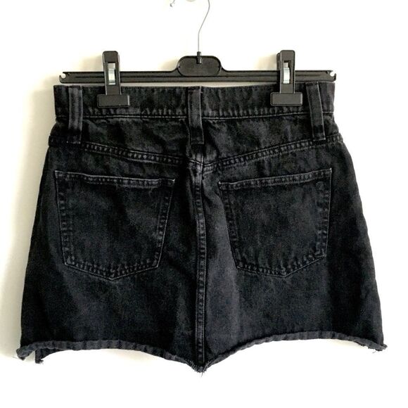 MADEWELL McCarren Denim Mini Skirt Black 27 - Picture 6 of 8